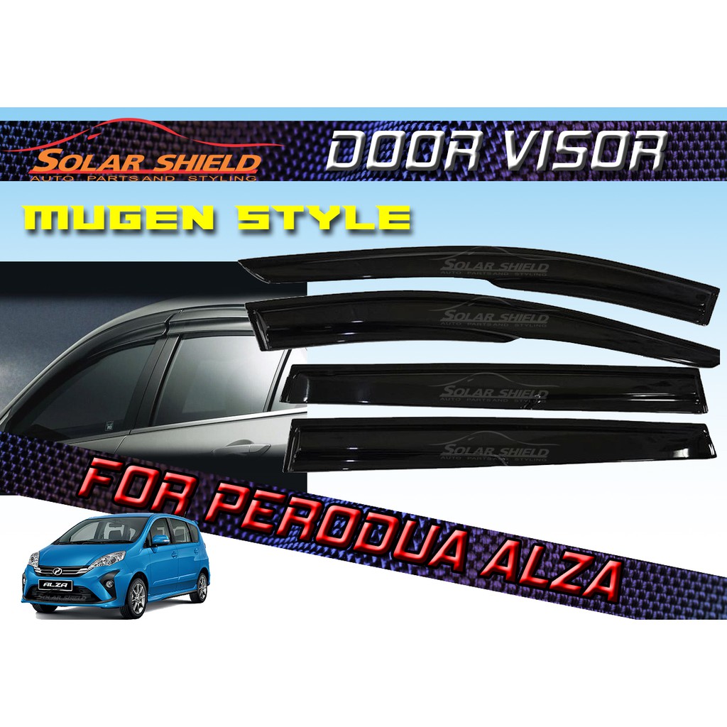 Perodua Alza Door Visor Mugen style | Shopee Malaysia