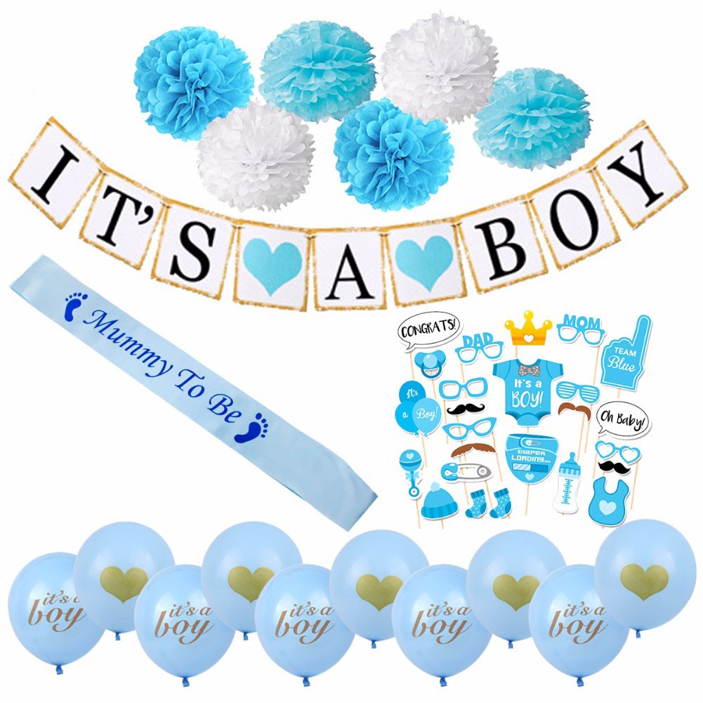 Baby Shower Decorations For Boy It S A Boy Banner Favors Supplies