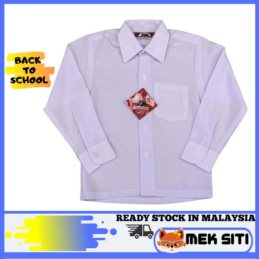 Baju Sekolah Lengan Panjang Lelaki