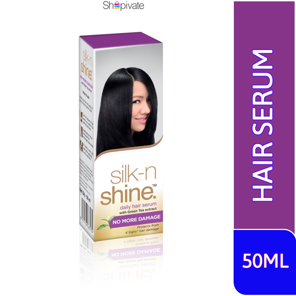 Silkn Shine Hair Serum No More Damage 50ml Shopee Malaysia
