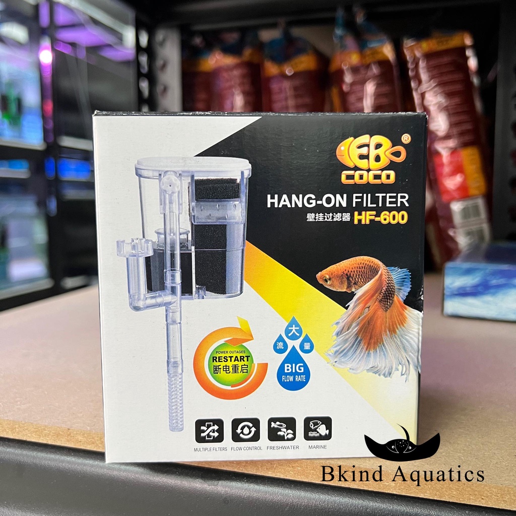 Coco Hang On Filter HF600 Waterfall Filter Shopee Malaysia