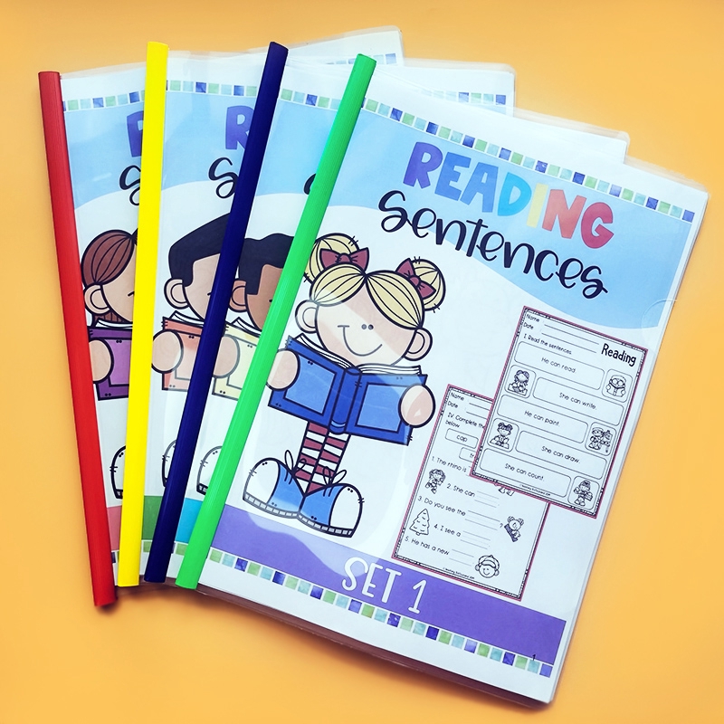 Reading Sentences Sets Worksheets Preschool Learn English Reading Books Passages Workbooks Kindergarten Kids Learning English | Shopee Malaysia