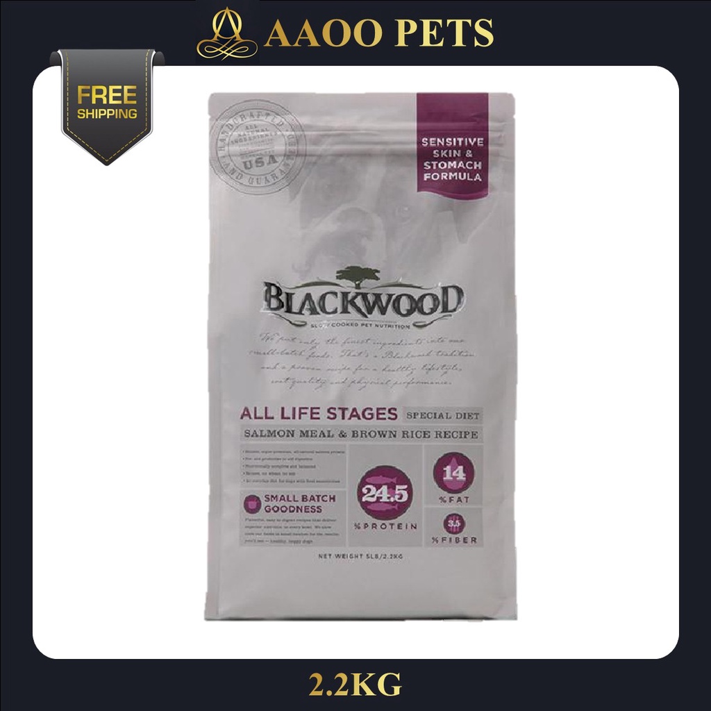 Blackwood Dog Food Salmon Meal & Brown Rice (2.2kg) Shopee Malaysia