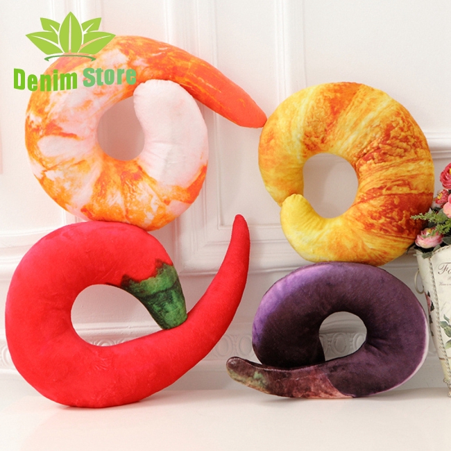 Emulational U Shape Sleep Pillow Cute Shape Neck Pillow For Travel