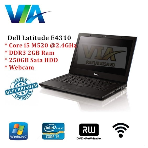 Refurb Dell Latitude E4310 Core I5 2gb 250gb Win7 13 3 Webcam Shopee Malaysia