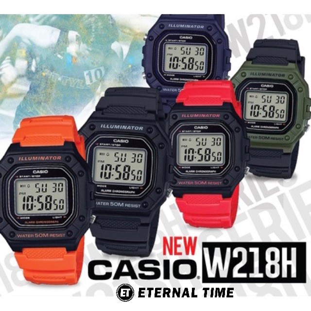 casio w218h