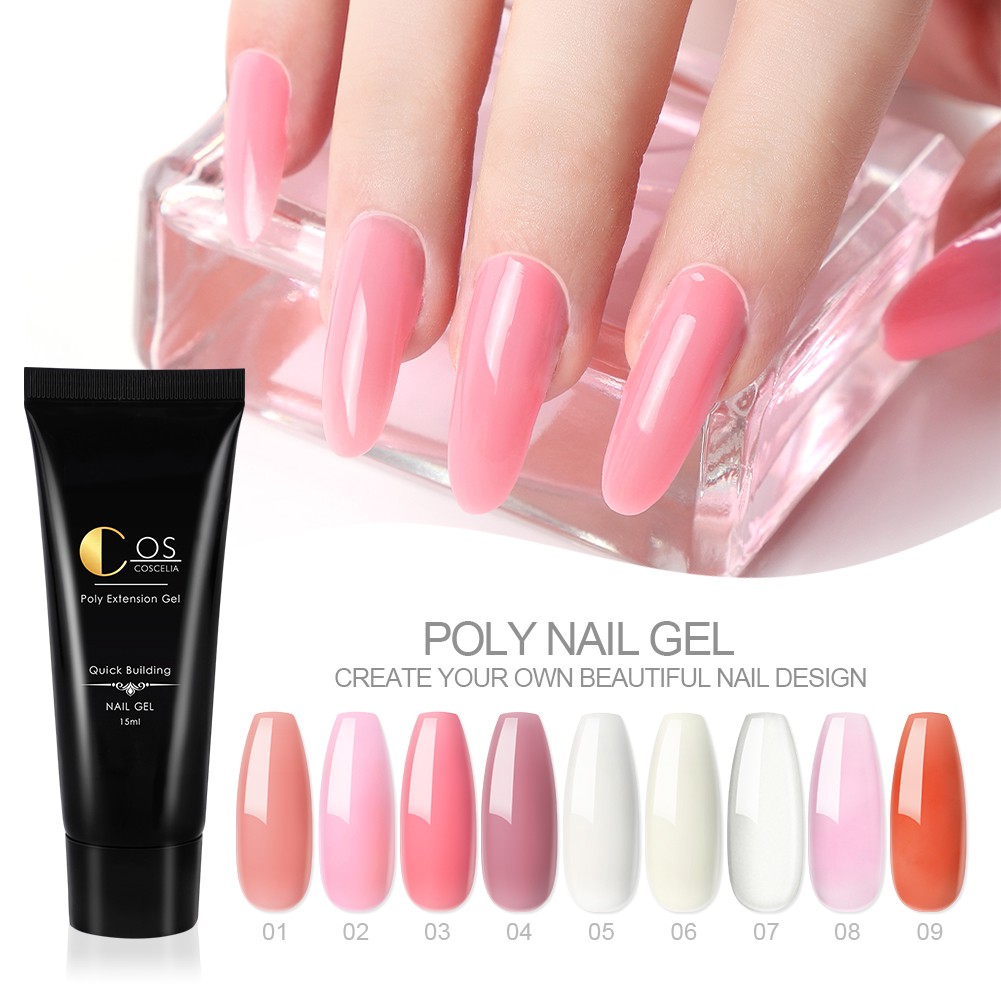 Coscelia 15ml Nail Extension Gel Poly Gel Generation Gel Nail Extension