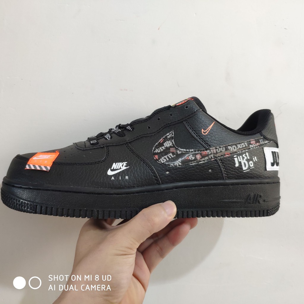 just do it af1 black