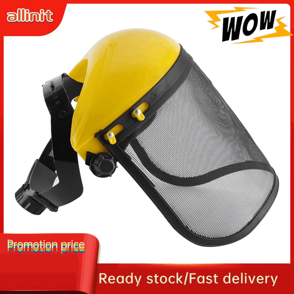 thumbnail interactive-video image 1 of Safety Helmet With Mesh Visor For Logging & Brush Cutting - Forestry Protection Helmet With Face Shield 1 of 12