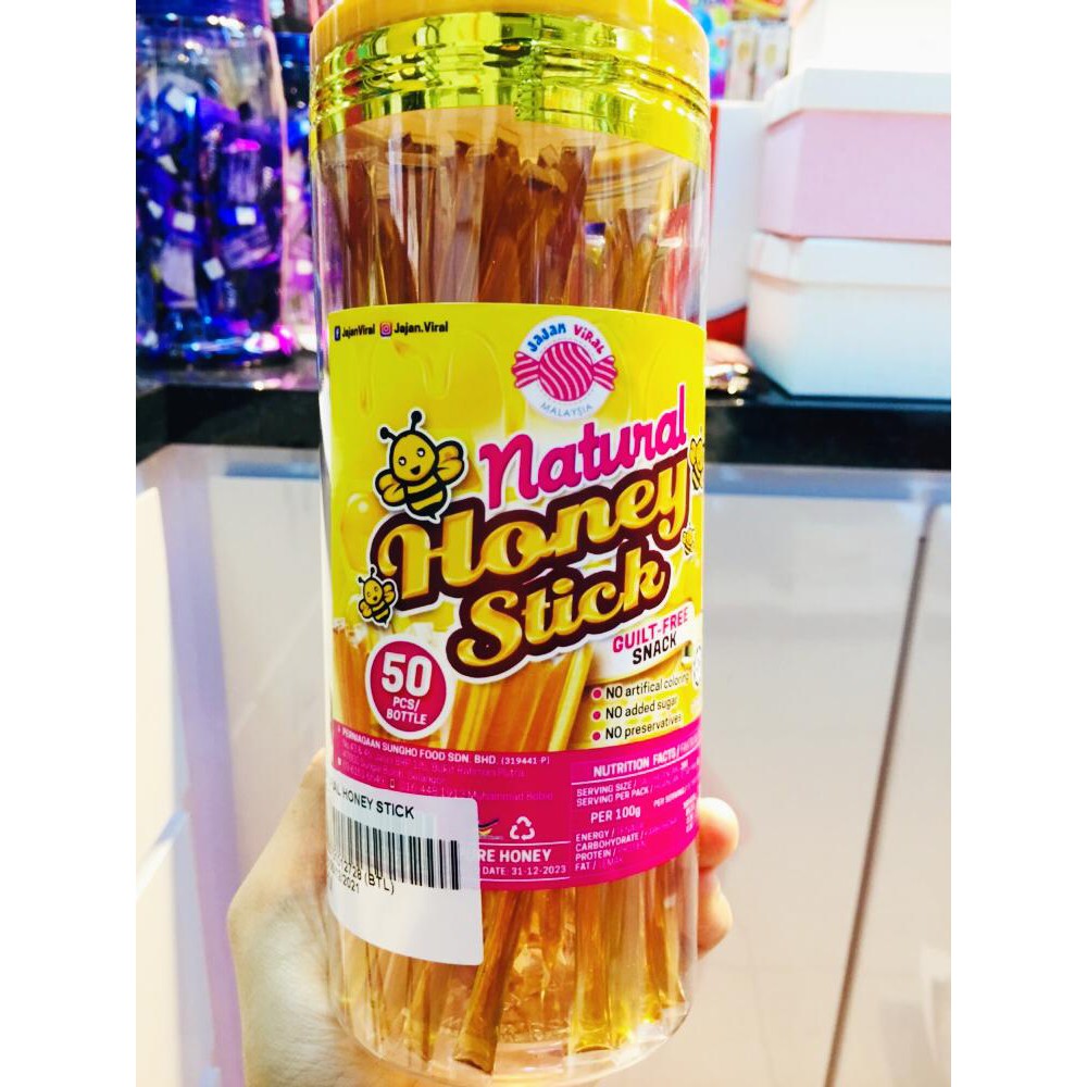 Natural Honey Stick 50 Pcs Original Jajan Viral Shopee Malaysia