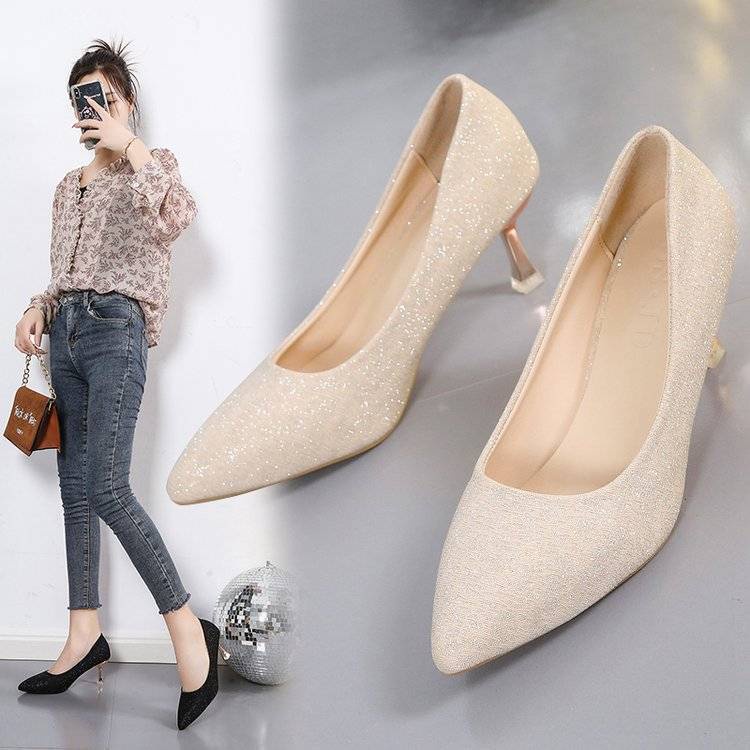 33-43 large women's shoes 41 professional work shoes 42 fash33-43 yards large size women's shoes 41 professional work shoes 42 fashionable and comfortable all-match pointed toe stilettos 3.1