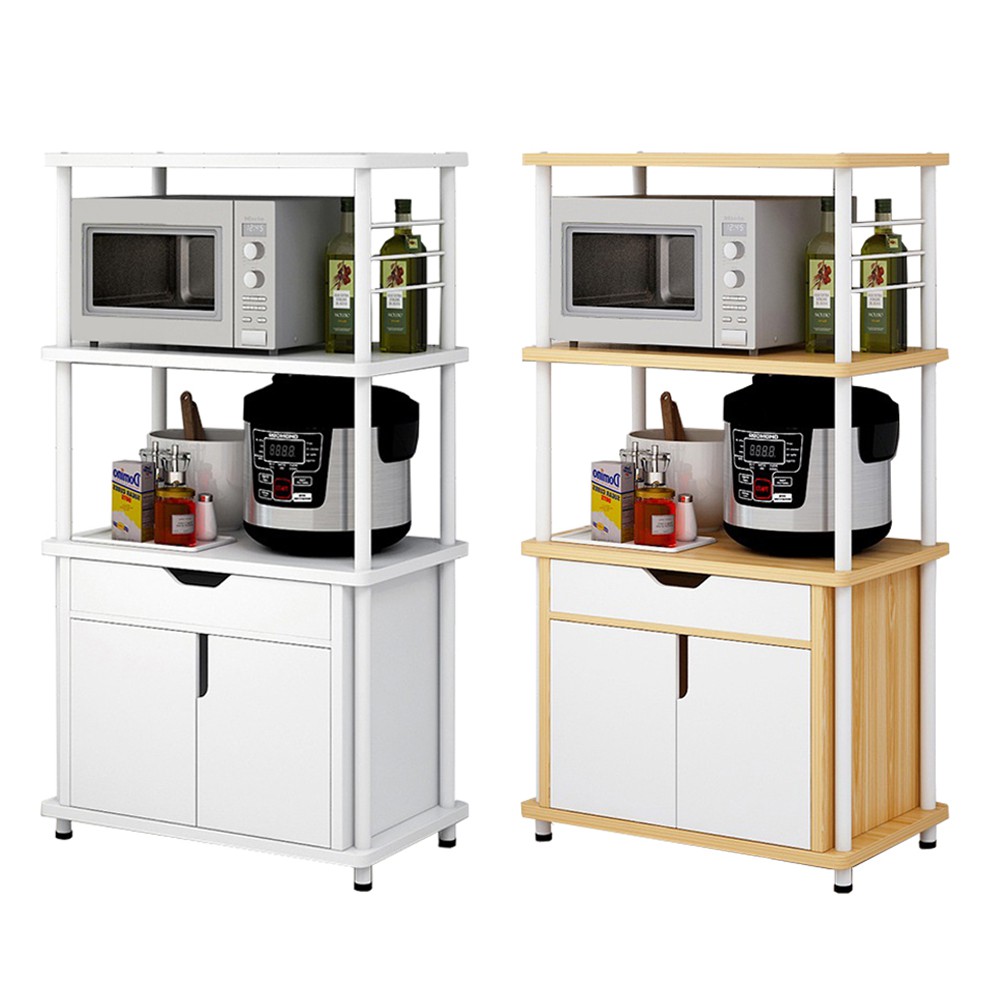 ODOSO Kitchen Rack Oven Rack Kitchen Organizer with Drawer D4187B