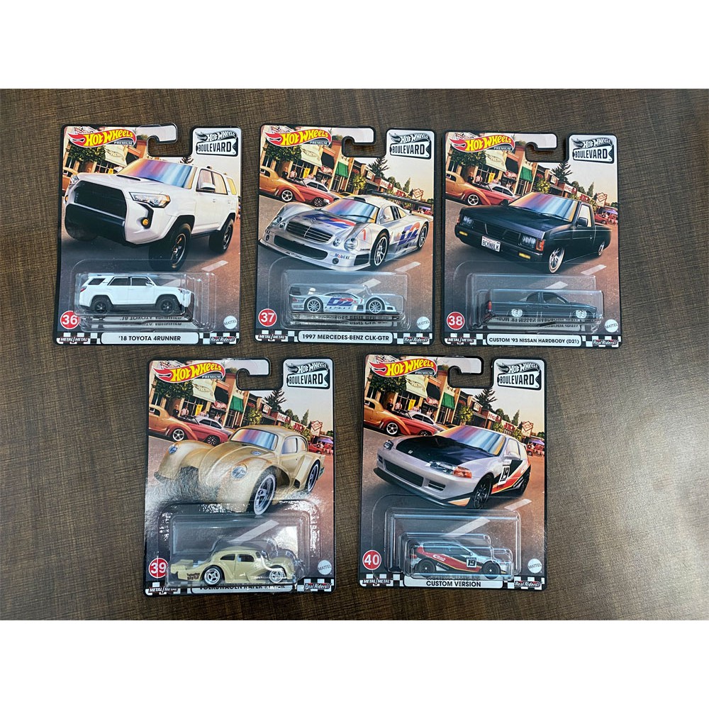 Boulevard Series Set 2021 Premium 5 Modellautos 1:64 Hot Wheels - Foto 3