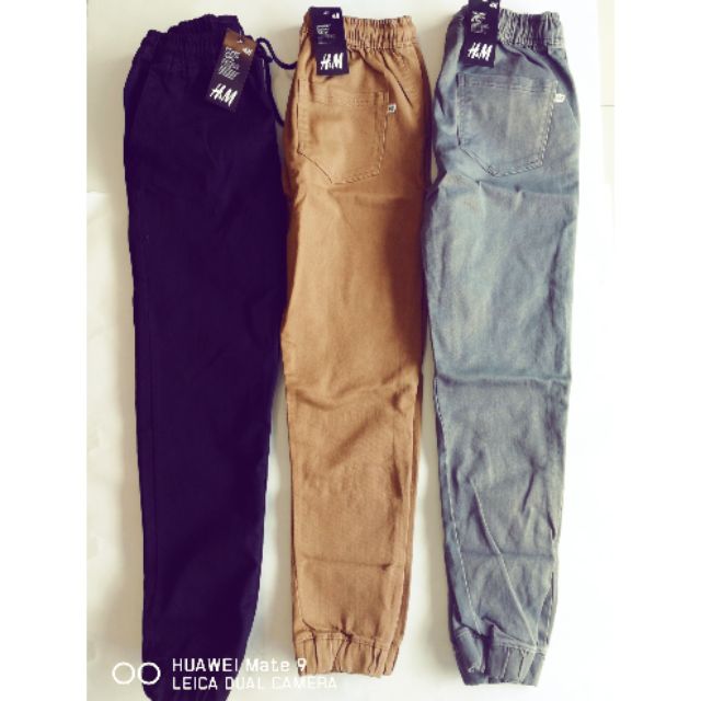 h and m jogger pants