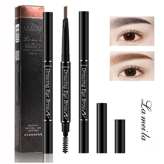 Lameila Eyebrow Pencil Eye Makeup Waterproof Durable Natural | Shopee ...