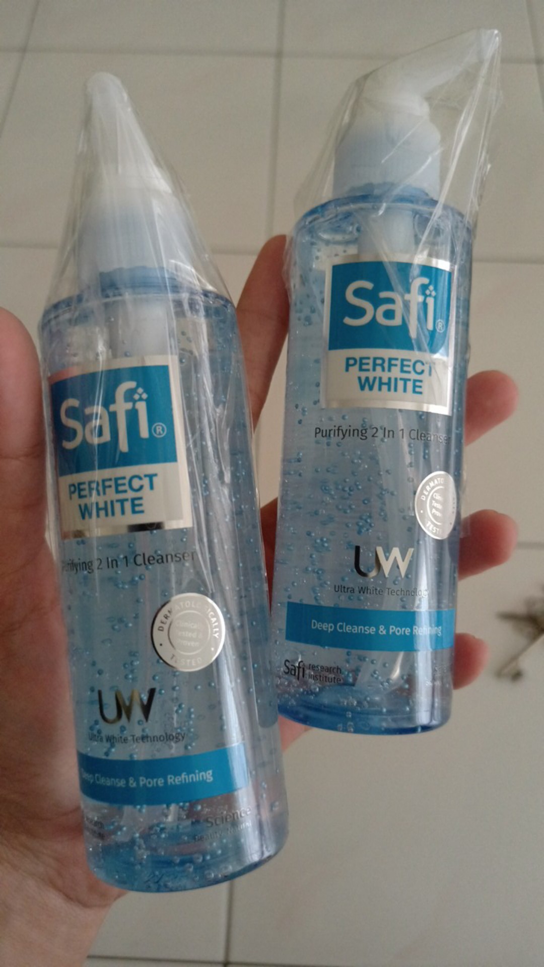 safi perfect white 2 in 1 cleanser