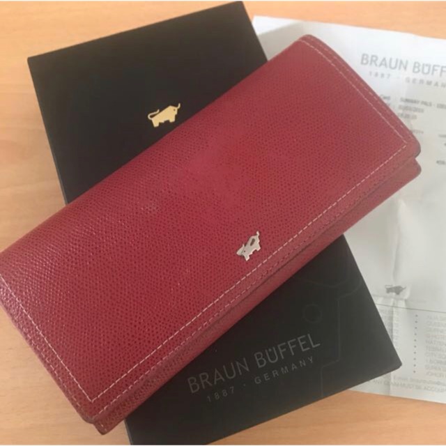 braun buffel wallet original