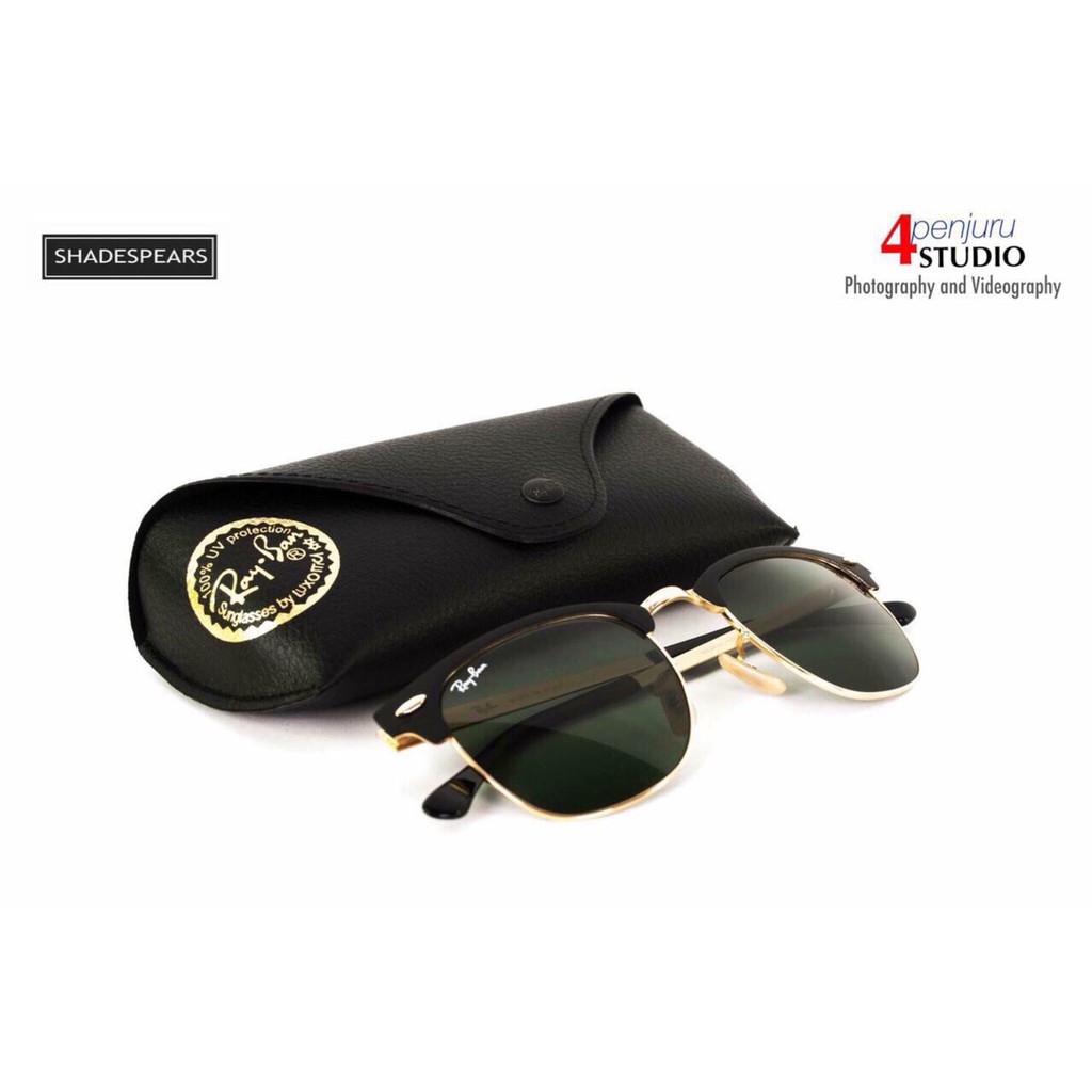 Original Rayban Clubmaster Metal Shopee Malaysia