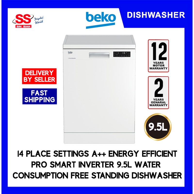 【 FREE DELIVERY 】 Dishwasher Machine 13 /14 place setting Full Size Mesin Basuh Pinggan Mangkuk 洗碗机