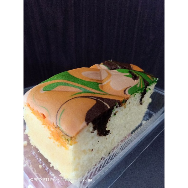 marble jelita butter cake homemade perasa choc/pandan/red velvet/coffee
