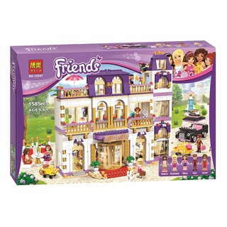 New 1585pcs Friends Series Heartlake Grand Hotel 10547 Building Gifts for girls 