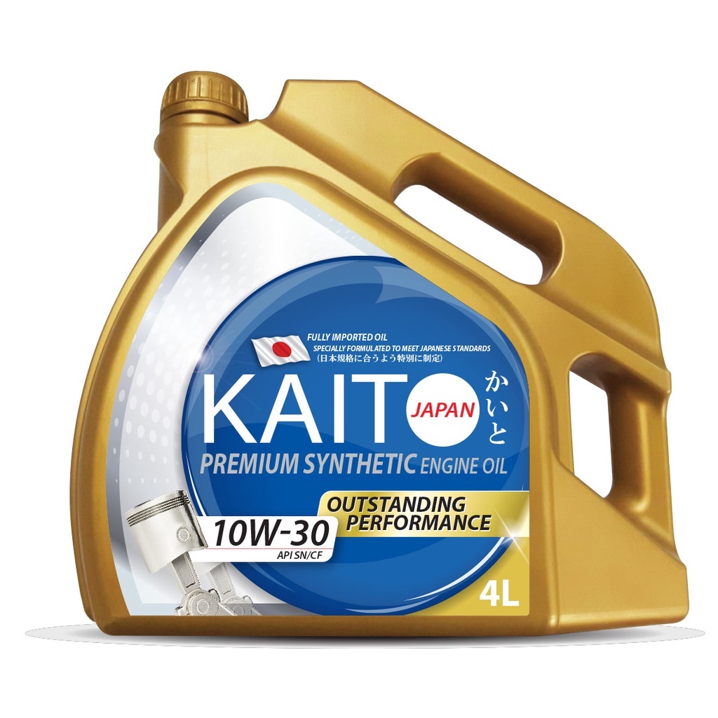 Kaito Japan 10W30 SN/CF Premium Synthetic Engine Oil 4 Liters