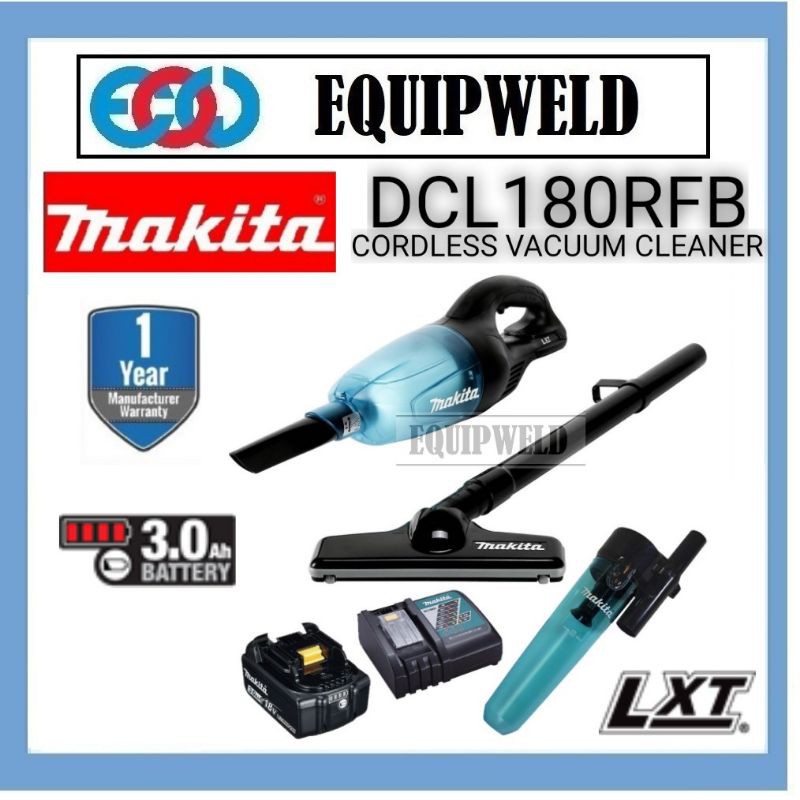 (PROMO) MAKITA 18V DCL180RFB CORDLESS VACUUM CLEANER FOC MAKITA CYCLONE