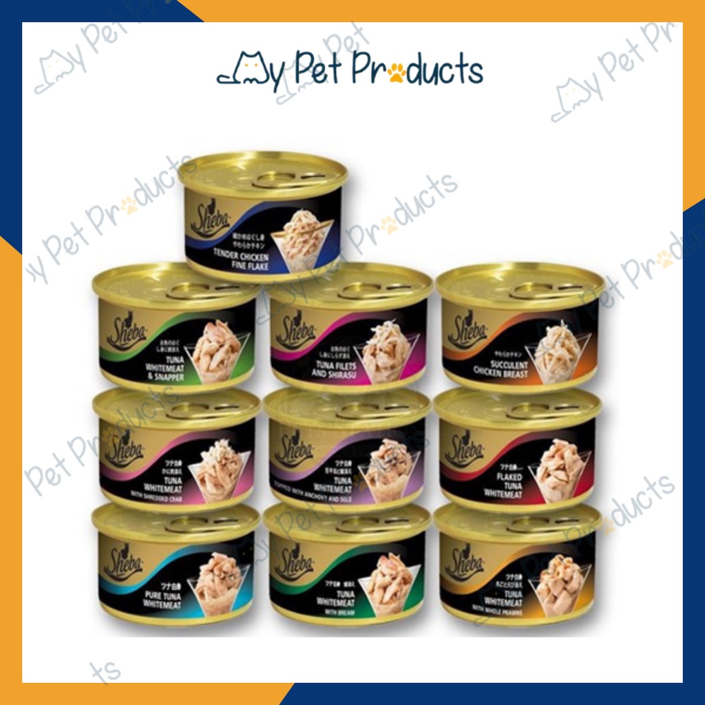 SHEBA CANNED WET FOOD 85G [ASSORTED TYPES] LOCAL SELLER Shopee Malaysia