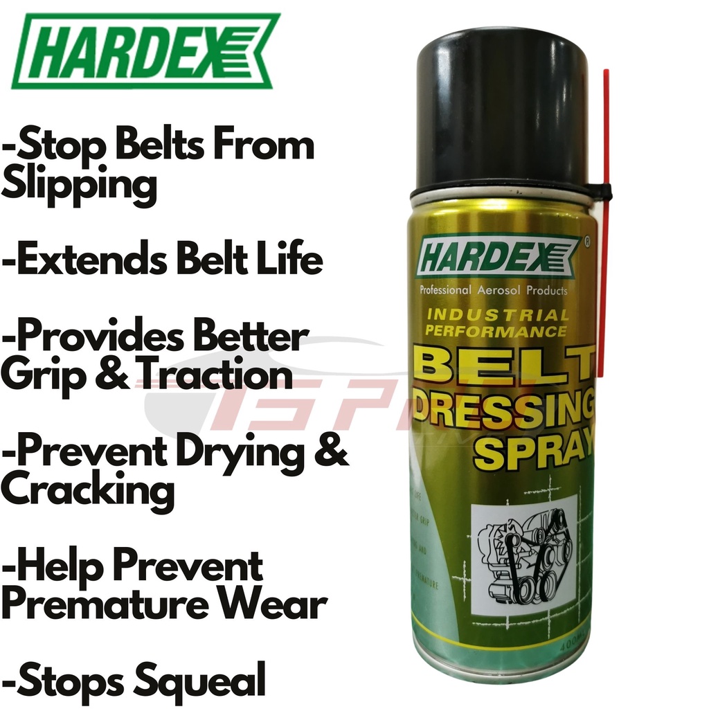 Hardex Belt Dressing Spray / Fan Belt Spray / V Belt Spray 400ml ...