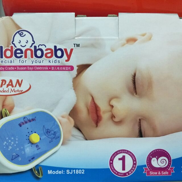 Golden Baby Electronic Baby Cradle (Buai Bayi Elektrik) | Shopee Malaysia