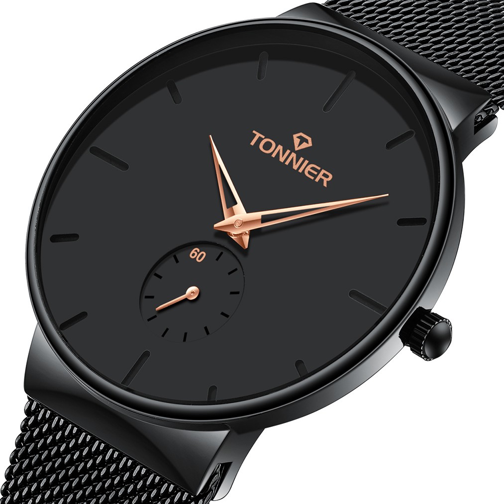 Tonnier 1289 Mens Sports Watches Top Brand Luxury Ultra Thin Casual Waterproof Sport Watch Quartz Full Steel Men Watch Shopee Malaysia