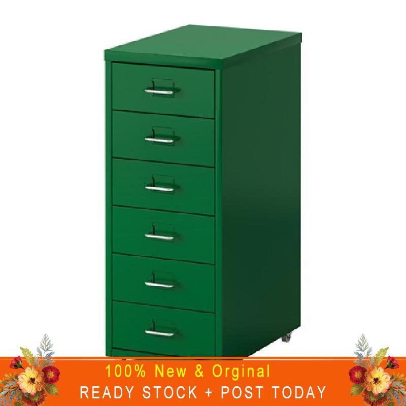 Green 28x69 Cm Ikea Helmer Drawer Unit On Castors Shopee Malaysia