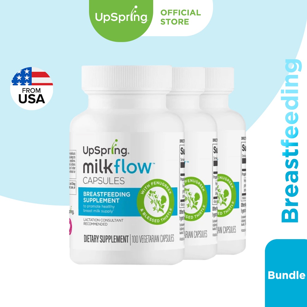 Upspring Milk Booster Fenugreek and Blessed Thistle Lactation