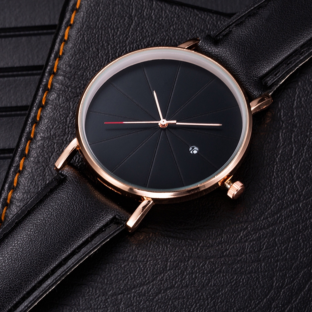 simple leather strap watches