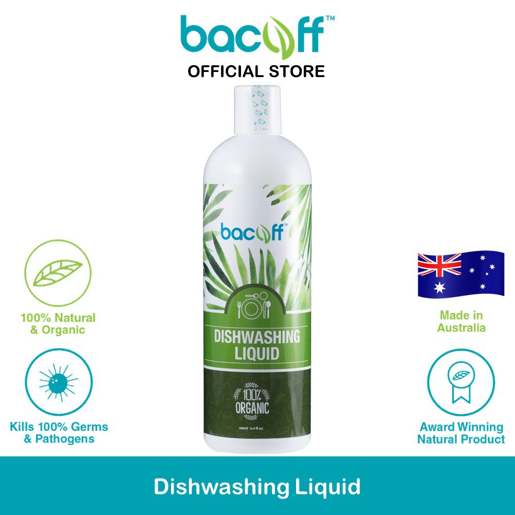 Bacoff Organic Dishwashing Detergent & Liquid Rinse Easily For Kitchen