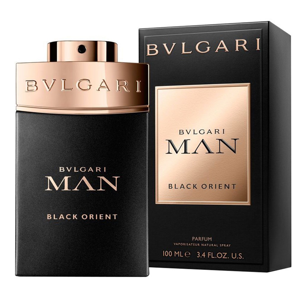 man in black orient bvlgari