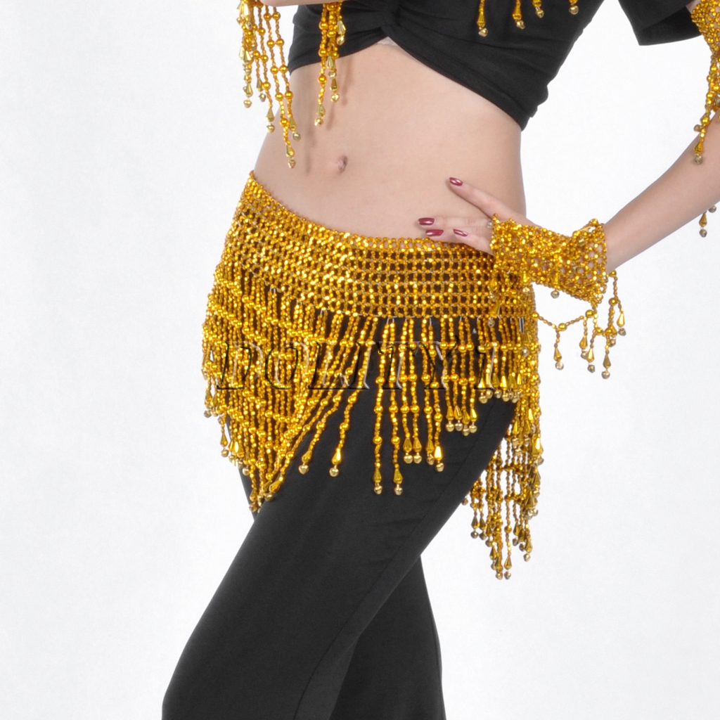 Waist Chain Belly Dance Costumes Accessories Beaded Hip Belt Chain Dancewear