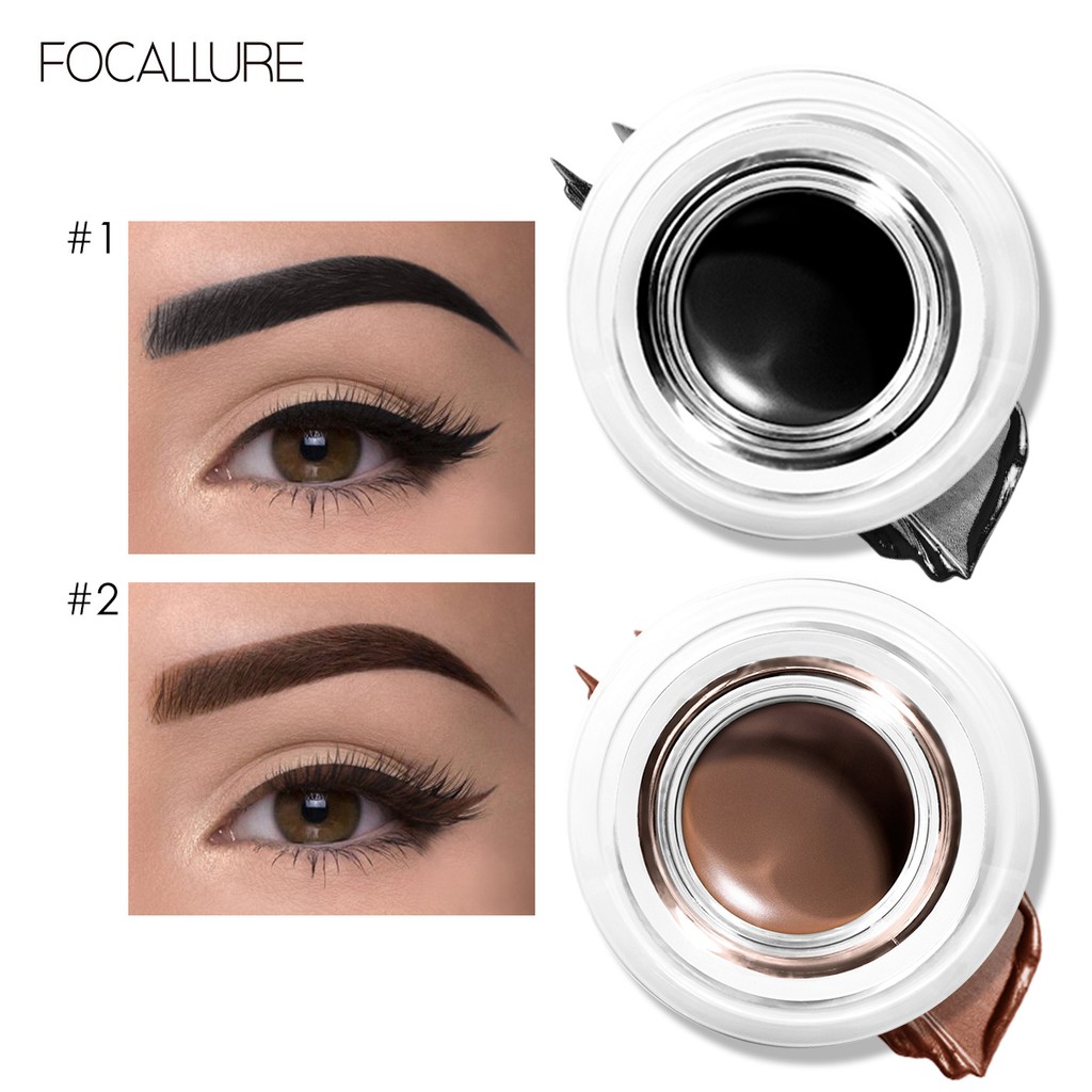 FOCALLURE Gel Eyeliner Cream Profesional 5 Colors Long Lasting Eyebrow
