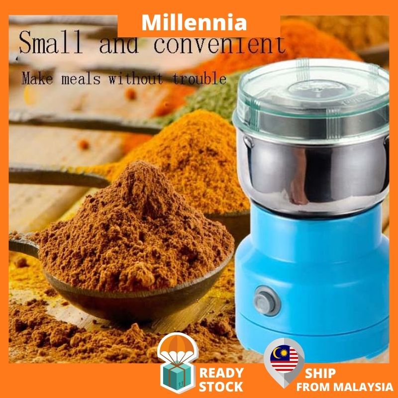 🔥Ready stock🔥 Super Fine Home Use Grinder Blender For Dry Herbs/Spices/Nuts/Beans Small Blender Pengisar Kering Tajam .