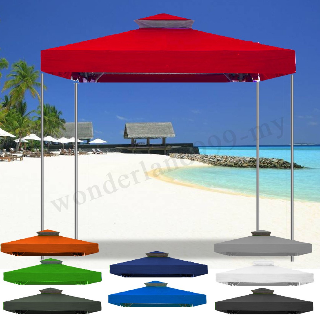 Dailystore Tent Canopy Gazebo Awnings Pop Up Outdoor Patio Garden Shade Replacement Shopee Malaysia