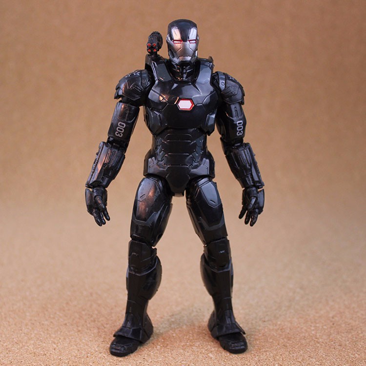black iron man toy