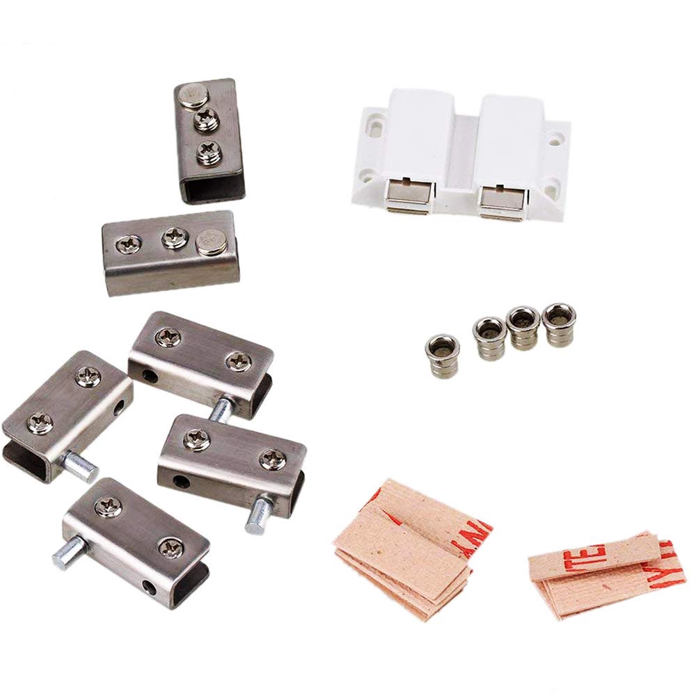 Cabinet Shower Glass Door Pivot Hinge Set For 5 8mm Thick Shopee