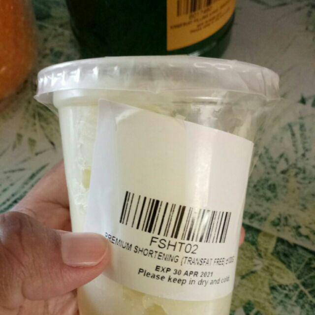 Premium Shortening (Trans Fat Free) 100g Lemak Sayuran Shopee Malaysia