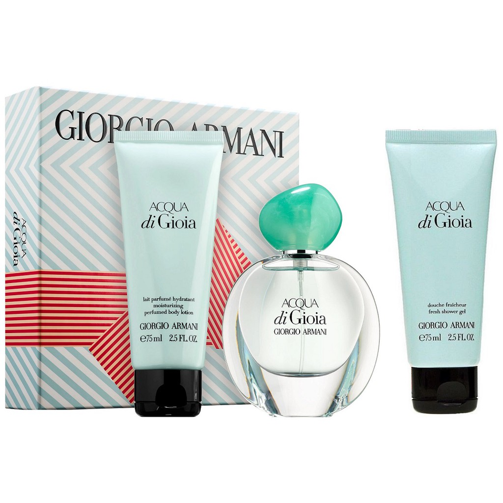 Original Acqua Di Gioia 100ml Edp Perfume Gift Set Shopee Malaysia