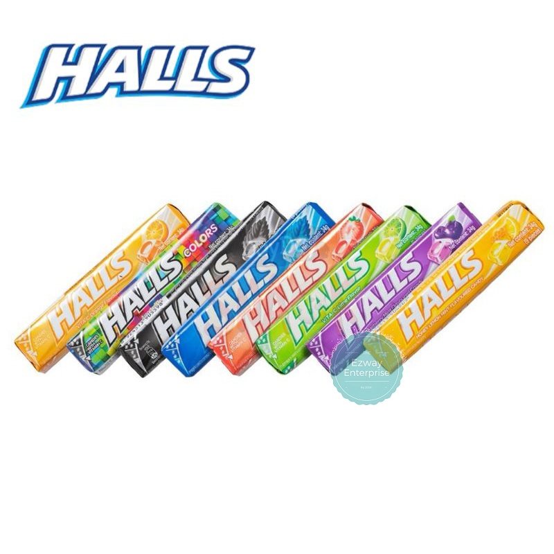 Halls Stick Candy 9's 34g