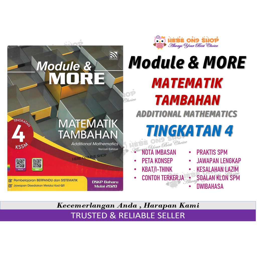 Jawapan Matematik Tambahan Tingkatan 4 Kssm