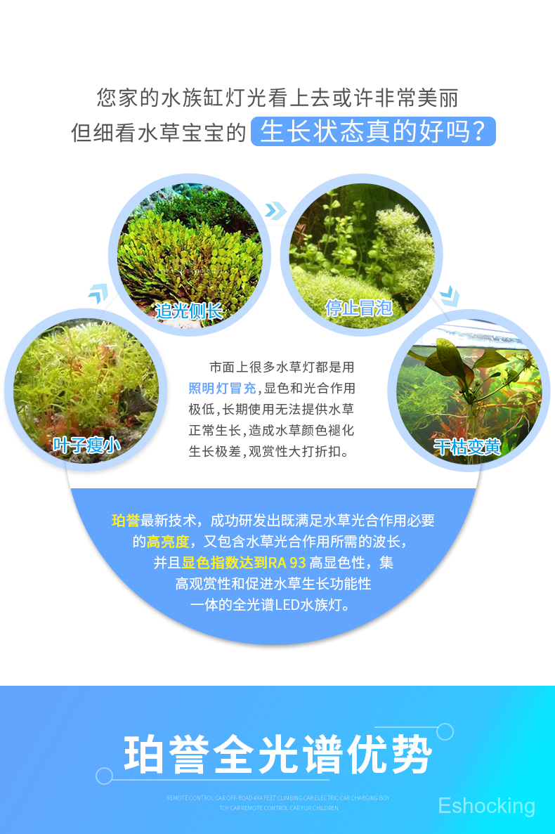 珀誉全光谱led水草灯水族鱼缸照明灯专业红草水陆造景灯水族箱灯l2jb Shopee Malaysia