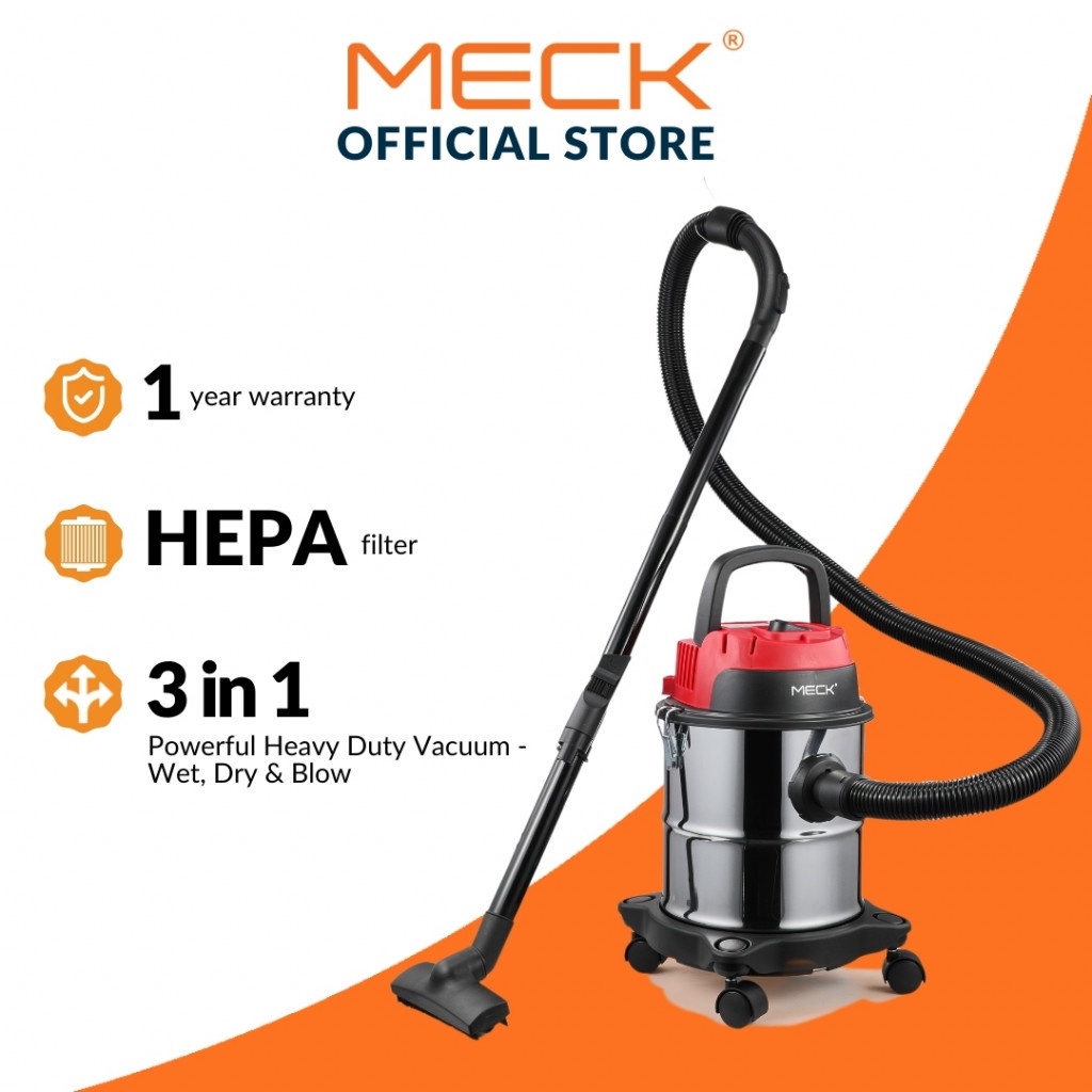 MECK Wet & Dry HEPA Vacuum Cleaner (12L) Shopee Malaysia