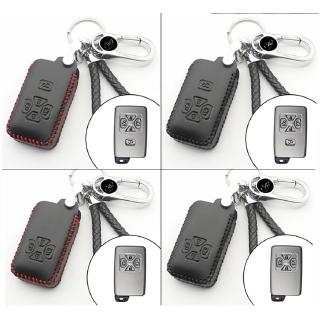 Genuine Leather Smart Car Key Case For Car Toyota Estima 