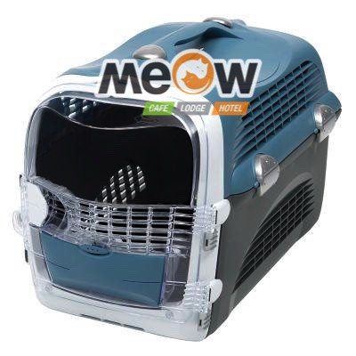 41372 CATIT CABRIO BLUEGRAY 360°ACCESSIBLE DESIGN CAT CARRIERS 51cm(L)X33cm(W)X35cm(H)